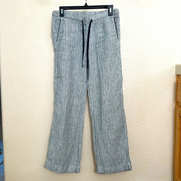 COPY - Drawstring linen wide leg pant - Picture 1 of 7